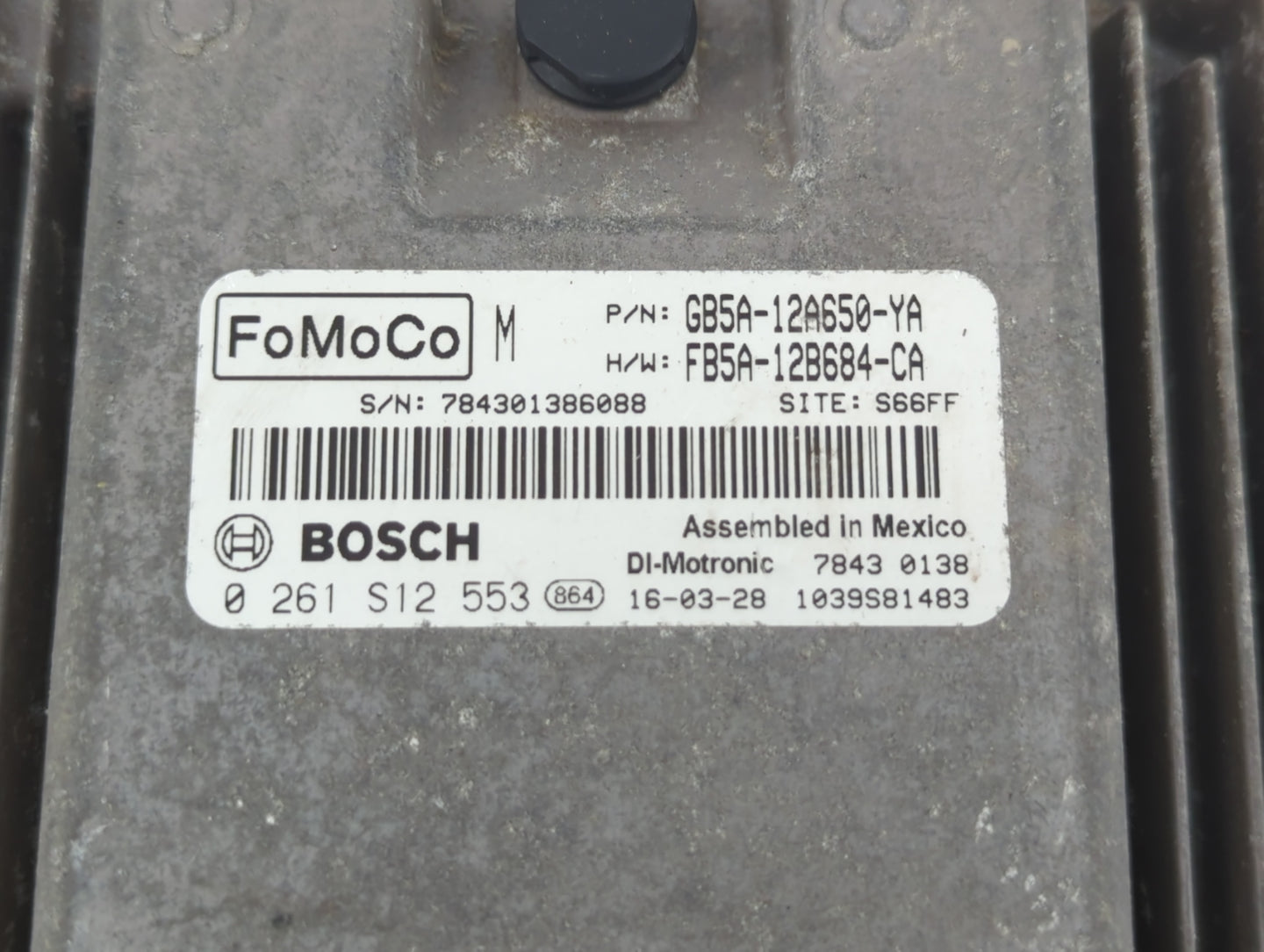 2016-2019 Ford Explorer PCM Engine Control Computer ECU ECM PCU OEM P/N:GB5A-12A650-YA Fits Fits 2015 2016 2017 2018 2019 OE