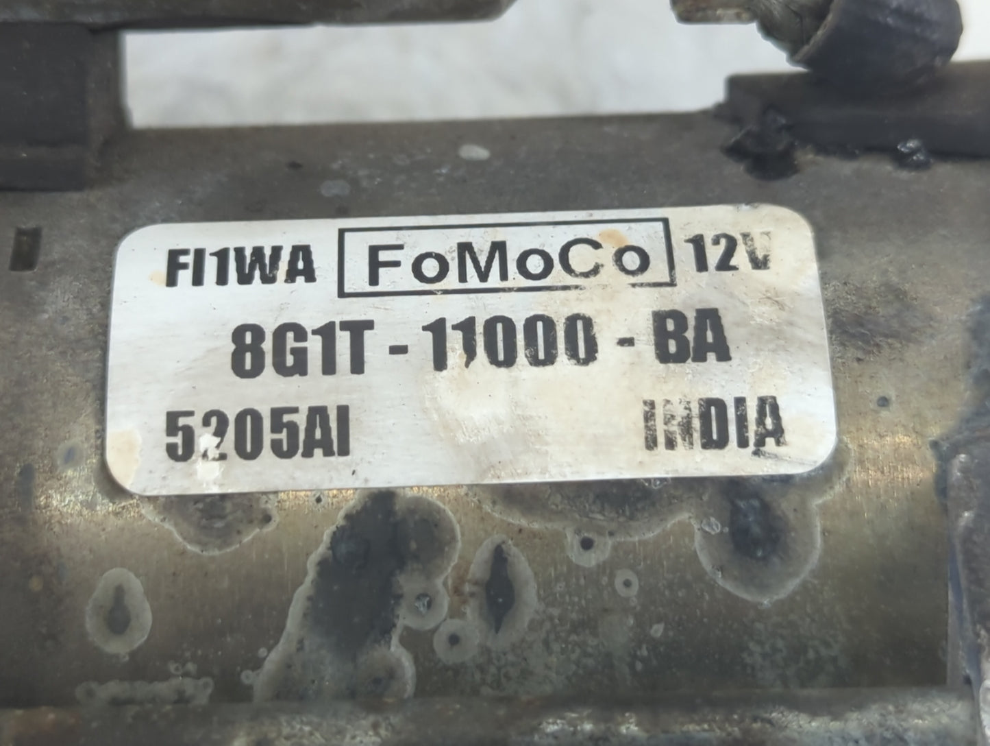 2011-2019 Ford Explorer Car Starter Motor Solenoid OEM P/N:8G1T-11000-BA Fits OEM Used Auto Parts - Oemusedautoparts1.com