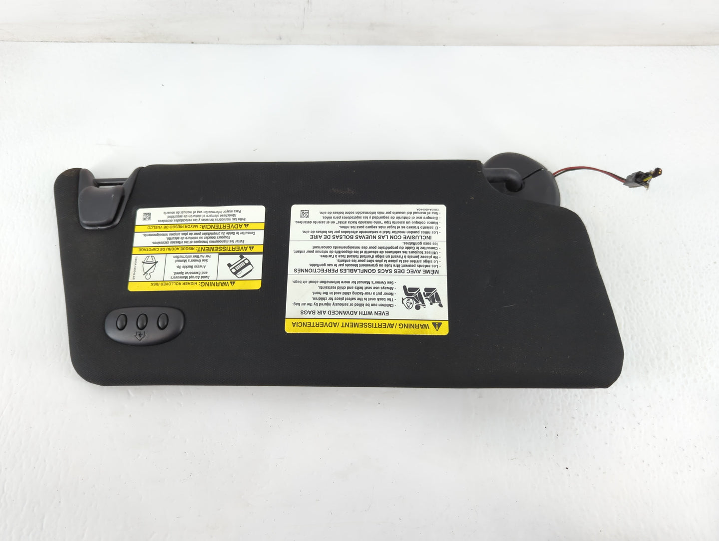 2016 Ford Explorer Sun Visor Shade Replacement Driver Left Mirror Fits OEM Used Auto Parts - Oemusedautoparts1.com