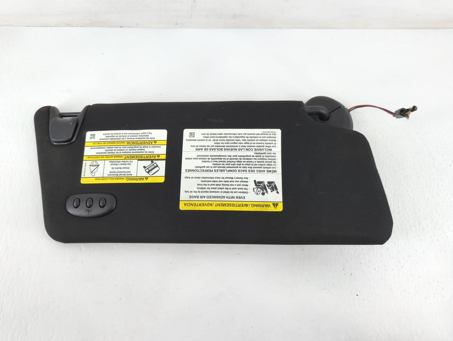 2016 Ford Explorer Sun Visor Shade Replacement Driver Left Mirror Fits OEM Used Auto Parts - Oemusedautoparts1.com