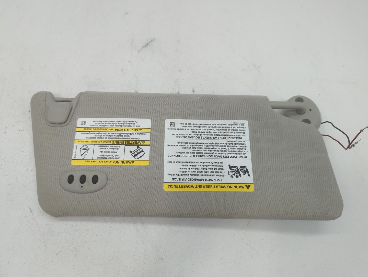 2016 Ford Explorer Sun Visor Shade Replacement Driver Left Mirror Fits OEM Used Auto Parts - Oemusedautoparts1.com