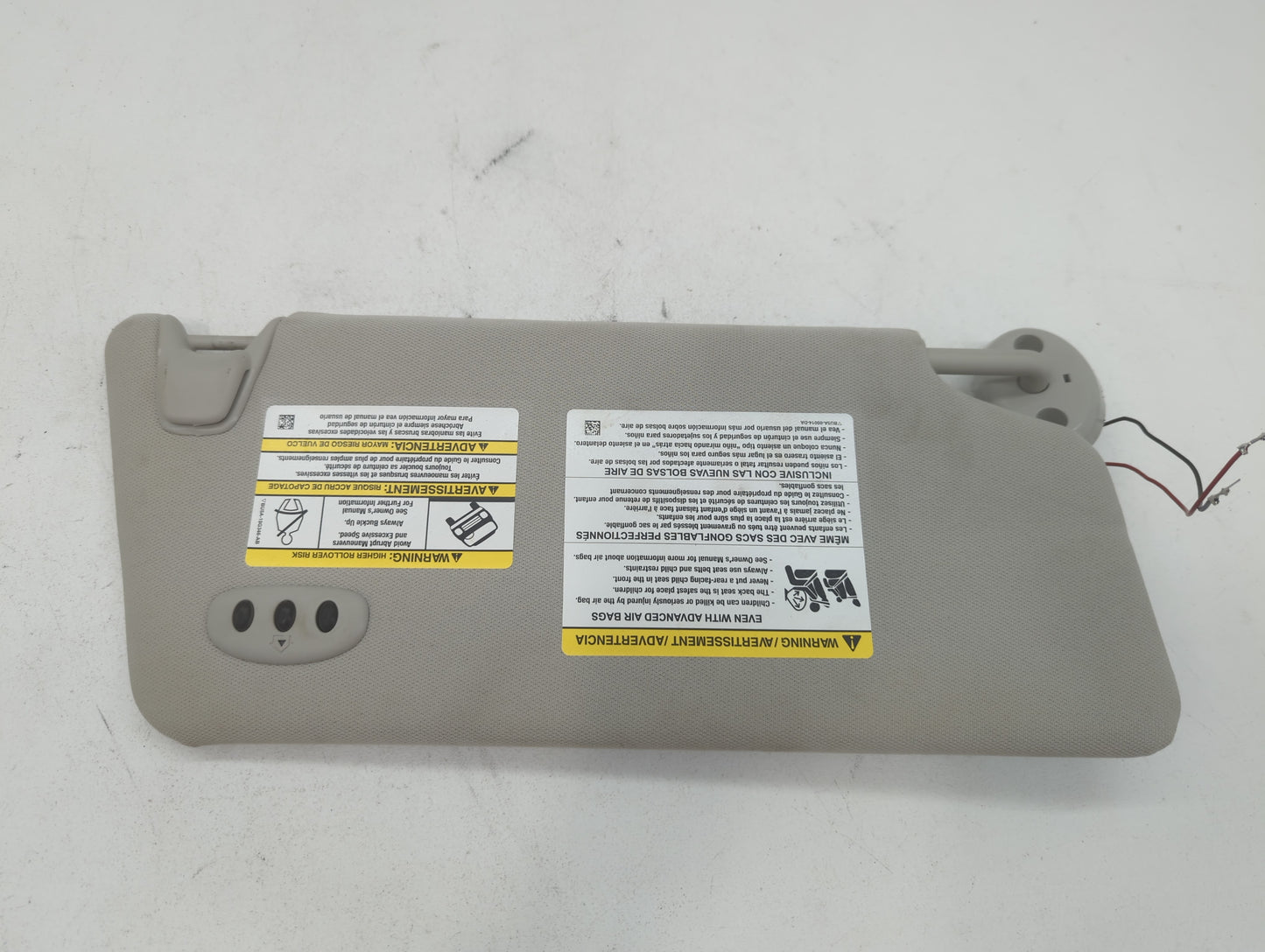 2016 Ford Explorer Sun Visor Shade Replacement Driver Left Mirror Fits OEM Used Auto Parts - Oemusedautoparts1.com