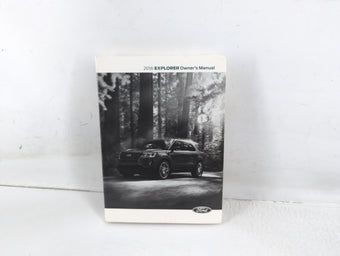 compare product 2016 Ford Explorer Owners Manual Book Guide P/N:GL2J 19A321 AB OEM Used Auto Parts