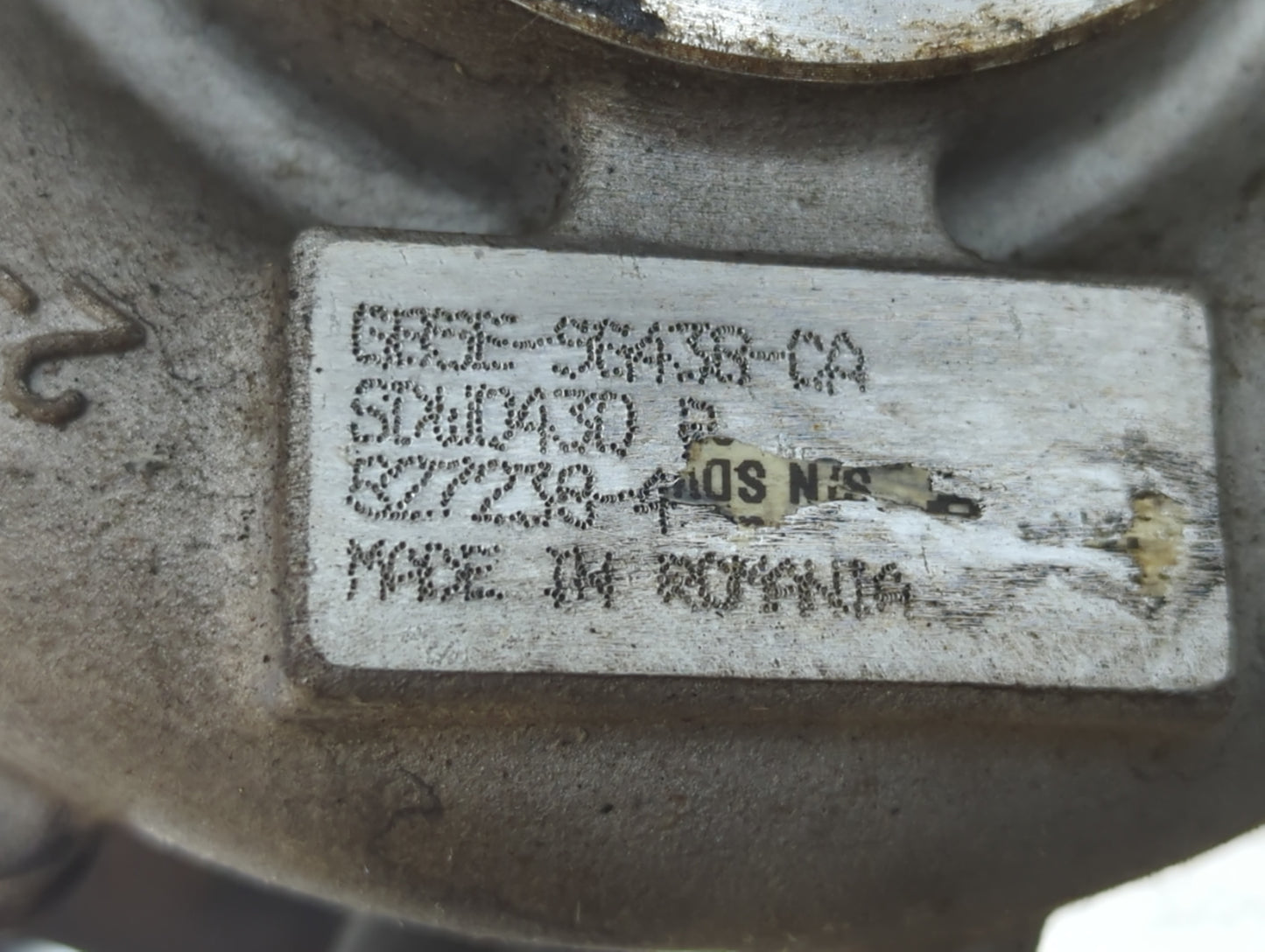 2016 Ford Explorer Turbocharger Turbo Charger Super Charger Supercharger - Oemusedautoparts1.com