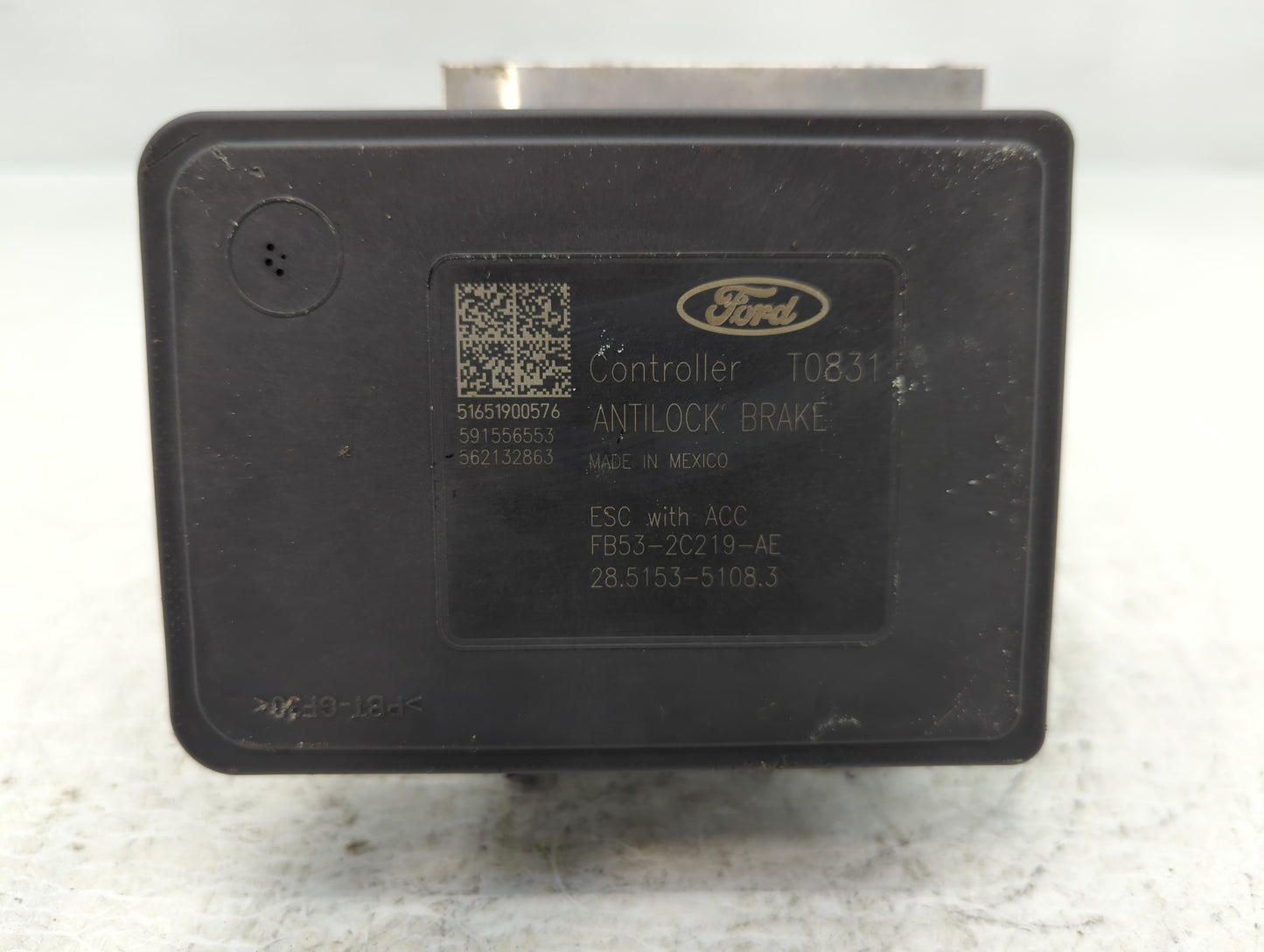 2016 Ford Explorer ABS Pump Control Module Replacement P/N:FB53-2C405-AF Fits OEM Used Auto Parts - Oemusedautoparts1.com