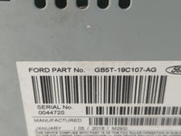 2016-2017 Ford Explorer Radio AM FM Cd Player Receiver Replacement P/N:GB5T-19C107-AG Fits Fits 2016 2017 OEM Used Auto Part