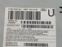 2016-2017 Ford Explorer Radio AM FM Cd Player Receiver Replacement P/N:GB5T-19C107-BF Fits Fits 2016 2017 OEM Used Auto Part