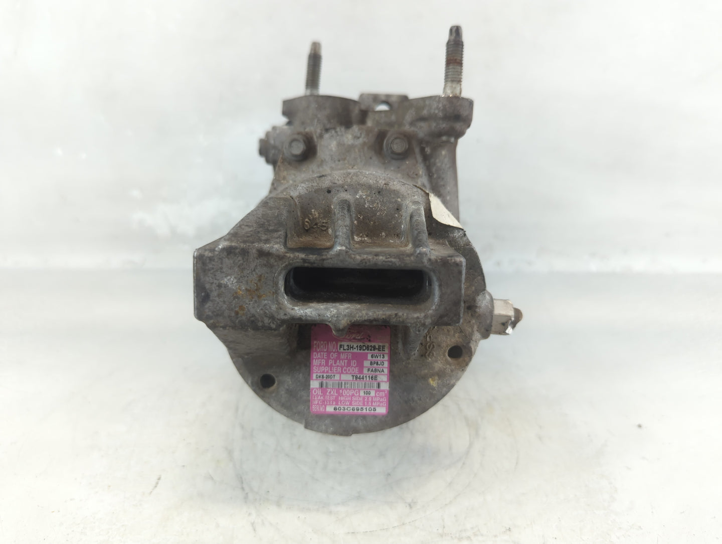 2015-2016 Ford F-150 Air Conditioning A/c Ac Compressor Oem - Oemusedautoparts1.com