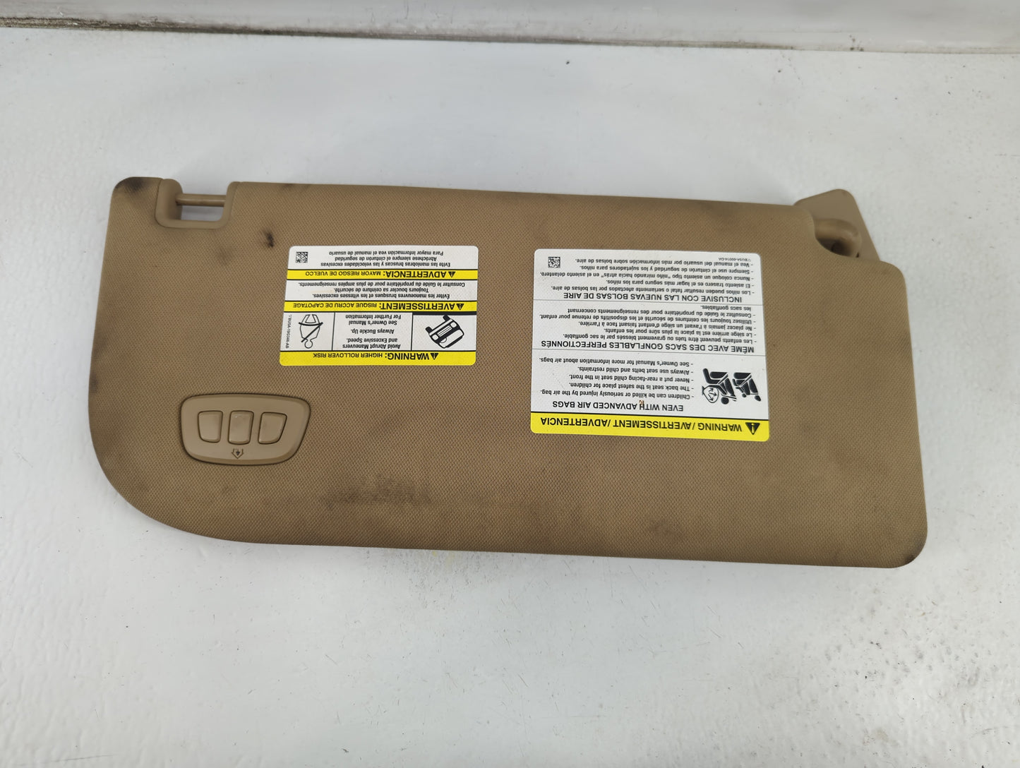 2015-2017 Ford F-150 Sun Visor Shade Replacement Driver Left Mirror Fits Fits 2015 2016 2017 OEM Used Auto Parts - Oemusedau