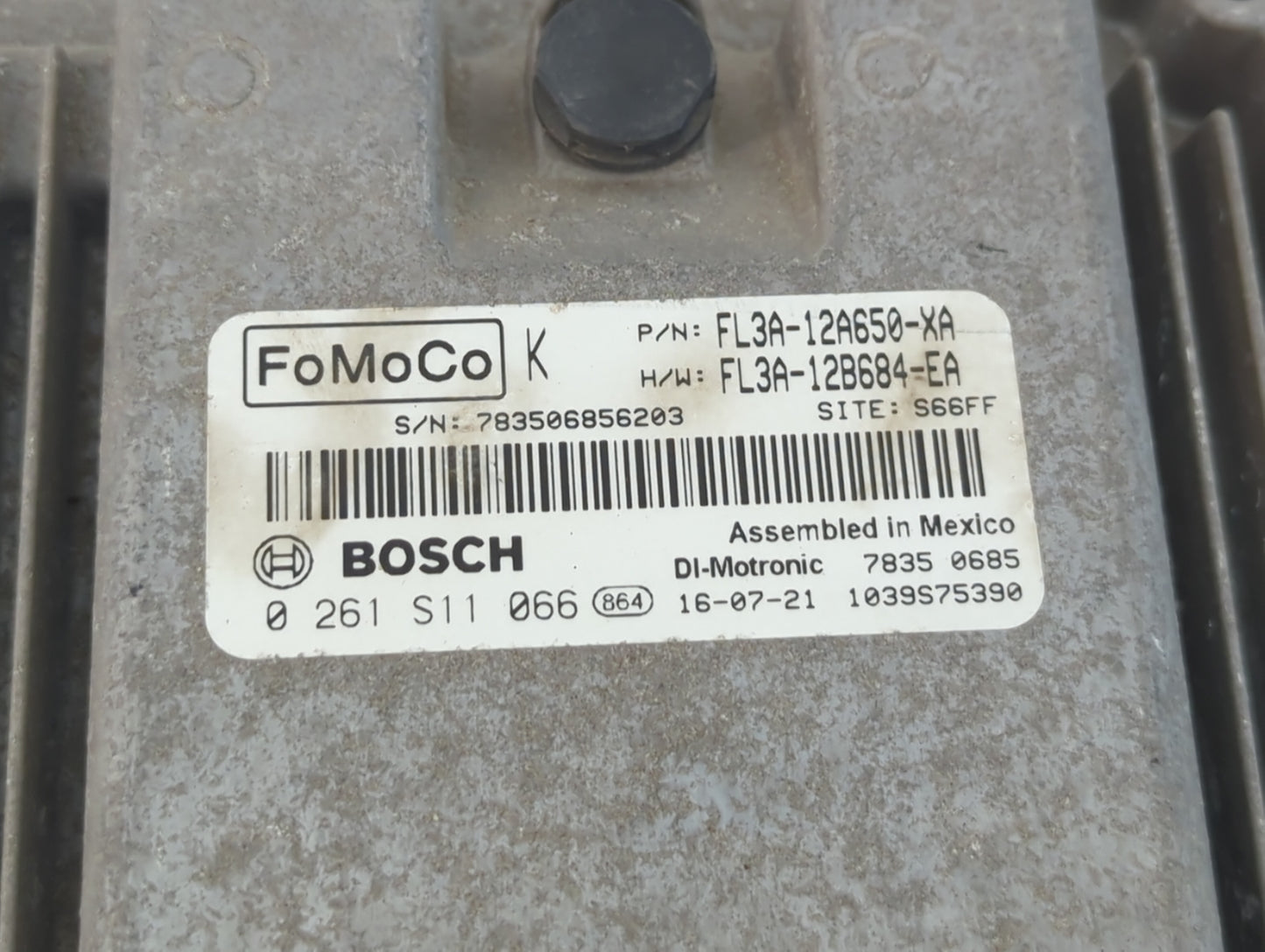2015-2016 Ford F-150 PCM Engine Control Computer ECU ECM PCU OEM P/N:FL3A-12B684-EA FL3A-12A650-XA Fits Fits 2015 2016 OEM U