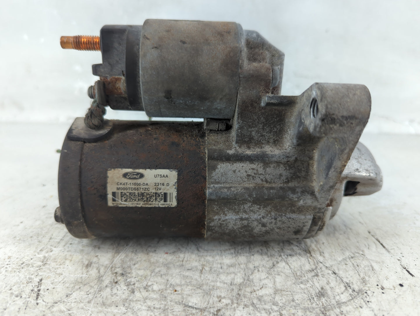 2015-2017 Ford F-150 Car Starter Motor Solenoid OEM P/N:CK4T-11000-DA Fits Fits 2015 2016 2017 2018 2019 2020 OEM Used Auto 