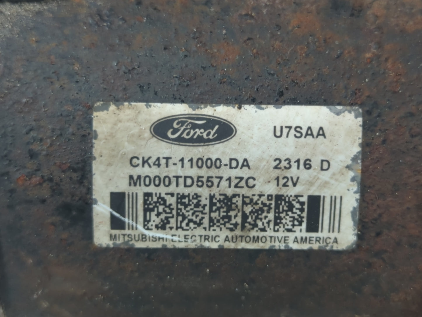 2015-2017 Ford F-150 Car Starter Motor Solenoid OEM P/N:CK4T-11000-DA Fits Fits 2015 2016 2017 2018 2019 2020 OEM Used Auto 