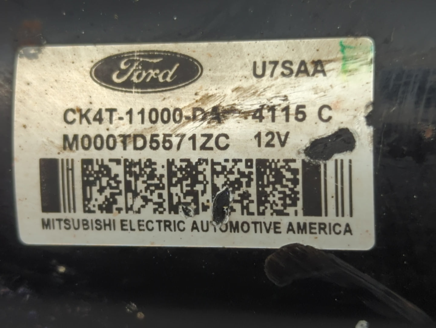 2015-2017 Ford F-150 Car Starter Motor Solenoid OEM P/N:CK4T-11000-DA Fits Fits 2015 2016 2017 2018 2019 2020 OEM Used Auto 