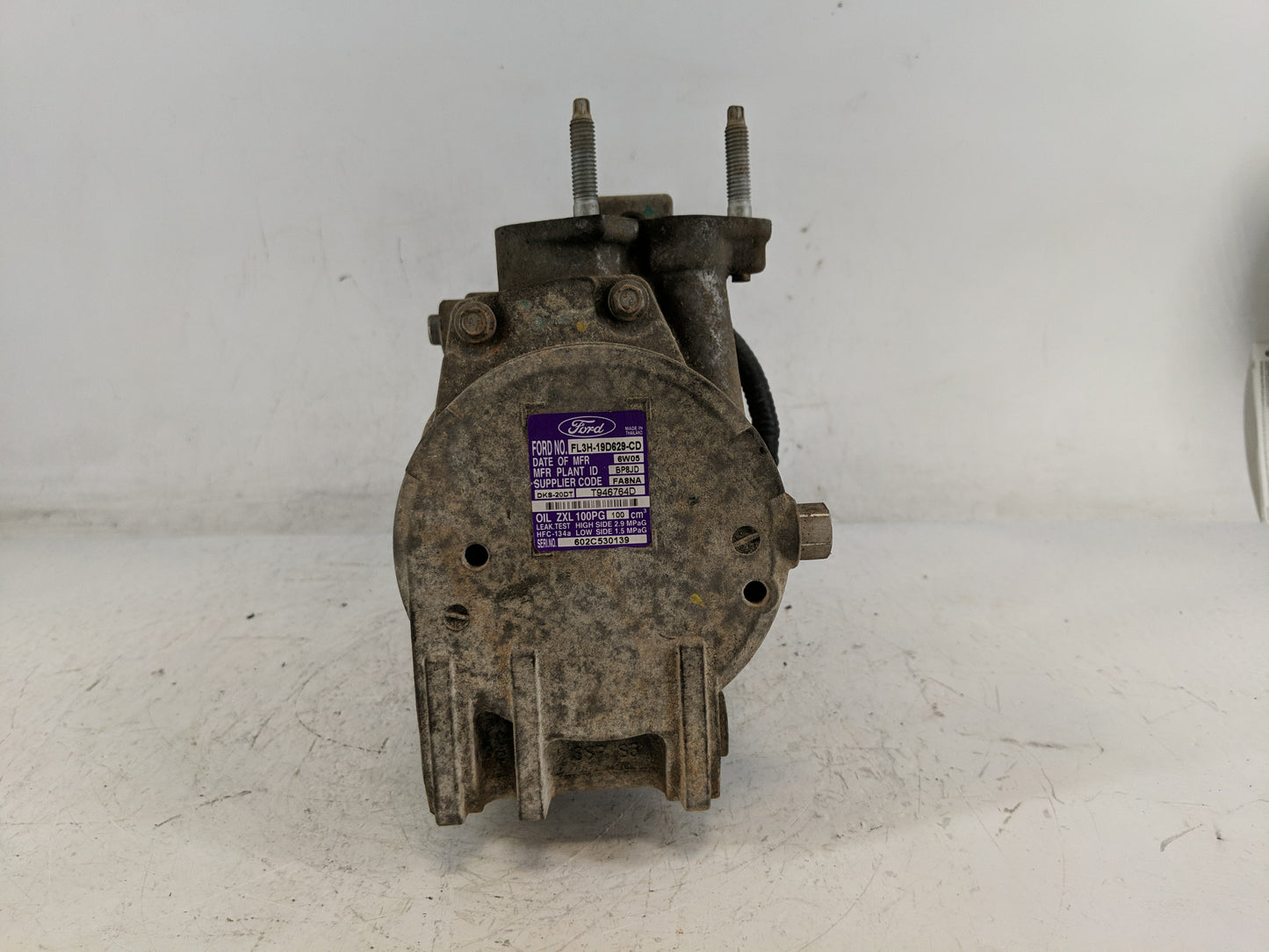 2015-2016 Ford F-150 Air Conditioning A/c Ac Compressor Oem - Oemusedautoparts1.com