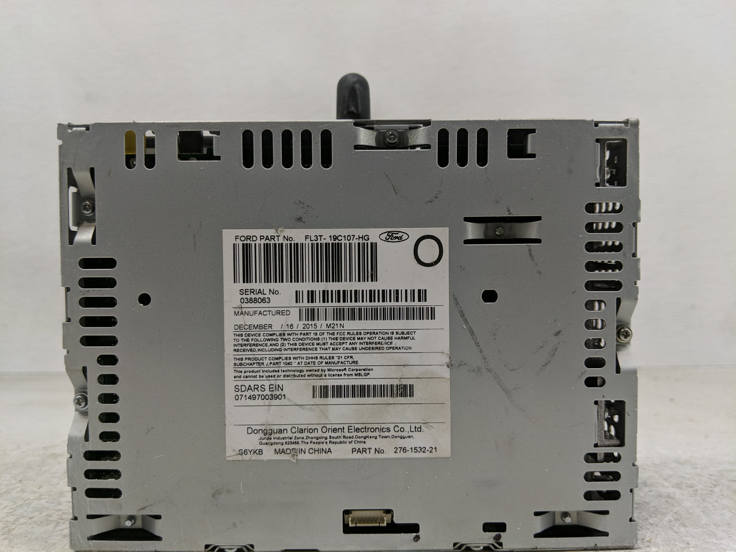 2016 Ford F-150 Radio AM FM Cd Player Receiver Replacement P/N:FL3T-19C107-HG Fits OEM Used Auto Parts - Oemusedautoparts1.c