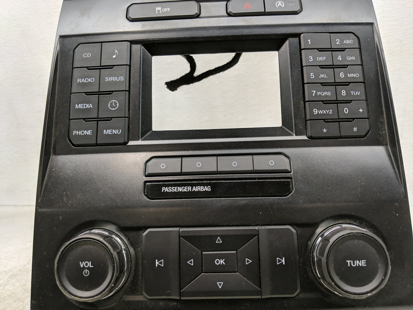 2016 Ford F-150 Radio AM FM Cd Player Receiver Replacement P/N:GL3T-18E243-BUB Fits OEM Used Auto Parts - Oemusedautoparts1.