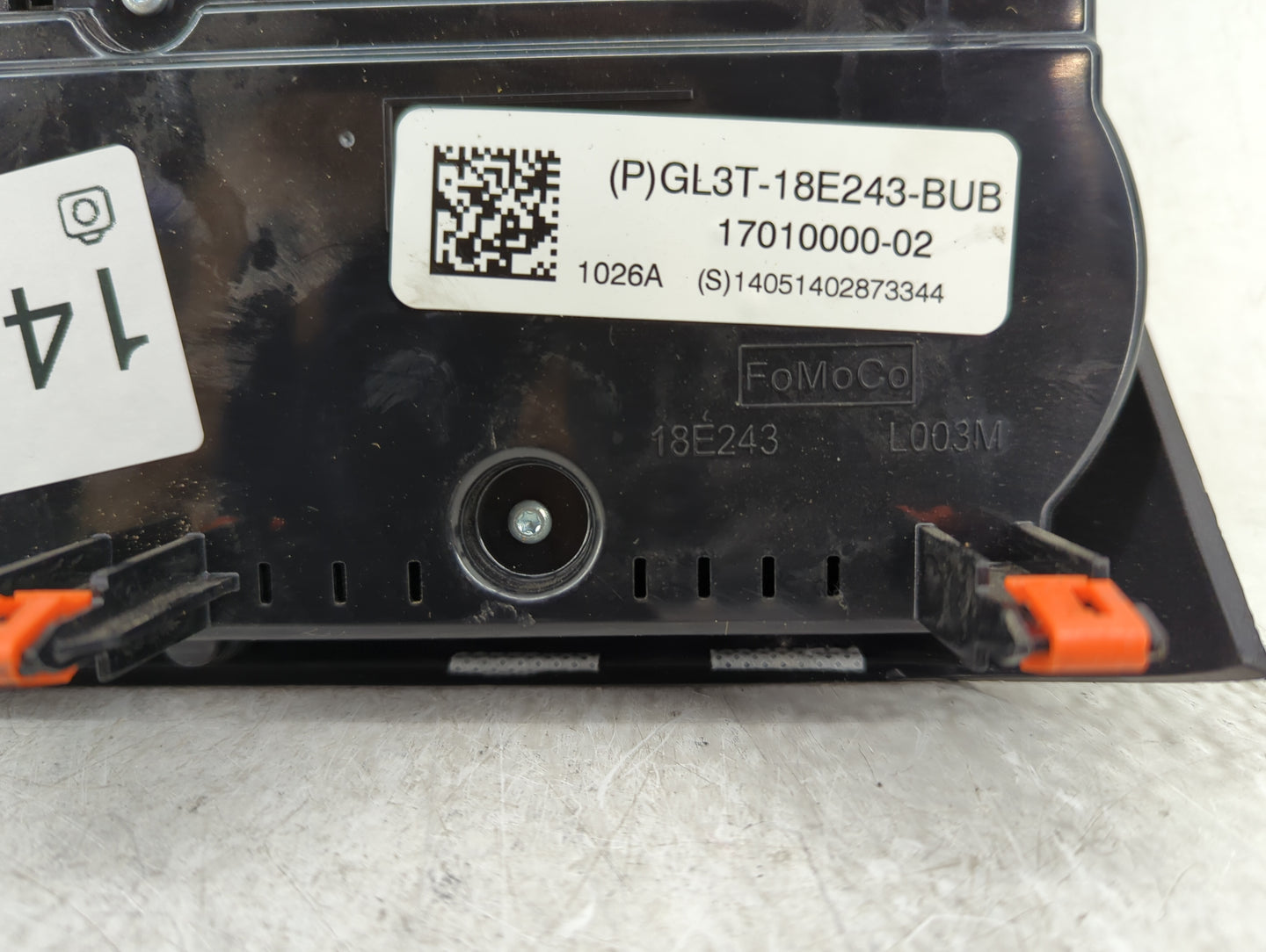 2016-2016 Ford F-150 Radio Control Panel - Oemusedautoparts1.com
