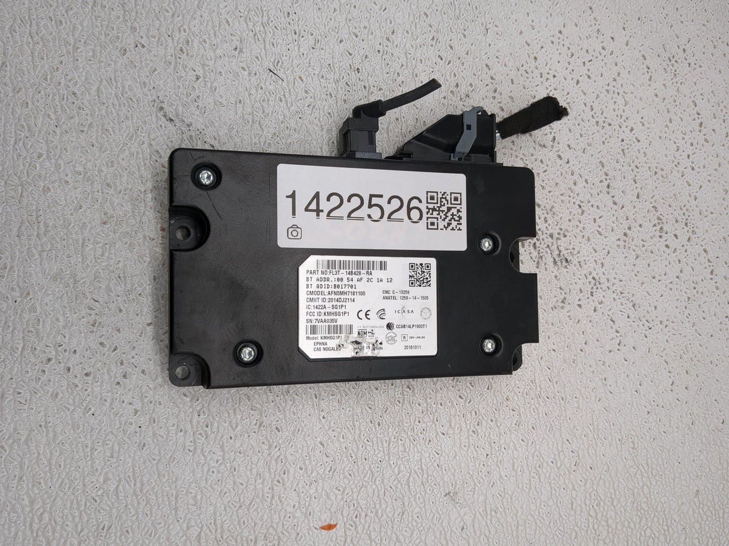 2016-2017 Ford F-150 Communication Control Module Fl3t-14b428-ra - Oemusedautoparts1.com