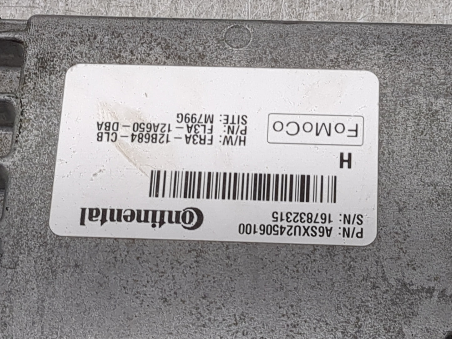 2015-2017 Ford F-150 PCM Engine Control Computer ECU ECM PCU OEM P/N:FL3A-12A650-DBA A6SXU24506100 Fits OEM Used Auto Parts 