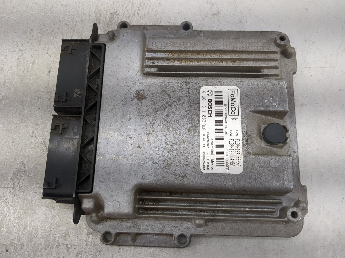 2015-2016 Ford F-150 PCM Engine Control Computer ECU ECM PCU OEM P/N:FL3A-12A650-XA FL3A-12B684-EA, 0261S11066 Fits Fits 201