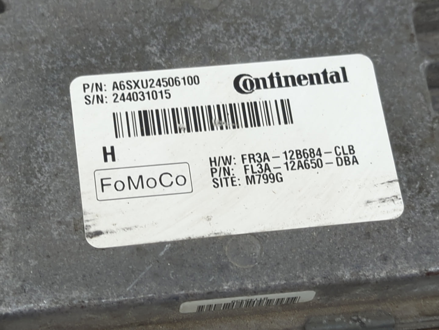2015-2017 Ford F-150 PCM Engine Control Computer ECU ECM PCU OEM P/N:FL3A-12A650-DBA FR3A-12B684-CLB Fits OEM Used Auto Part