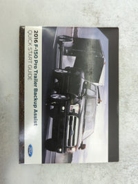2016 Ford F-150 Owners Manual Book Guide P/N:GL3J19A321AA OEM Used Auto Parts - Oemusedautoparts1.com