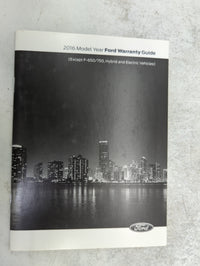 2016 Ford F-150 Owners Manual Book Guide P/N:GL3J19A321AA OEM Used Auto Parts - Oemusedautoparts1.com