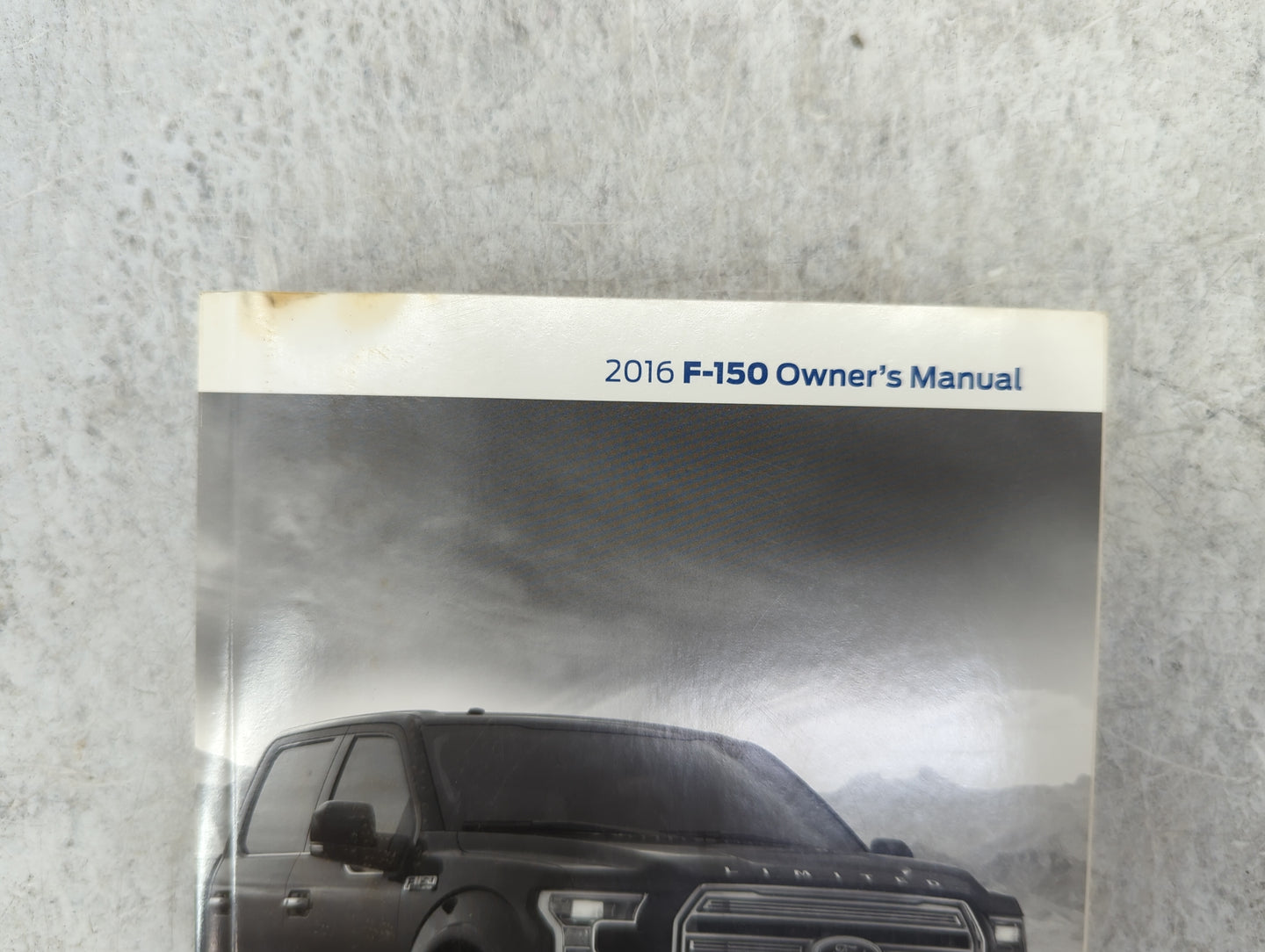 2016 Ford F-150 Owners Manual Book Guide P/N:GL3J19A321AA OEM Used Auto Parts - Oemusedautoparts1.com