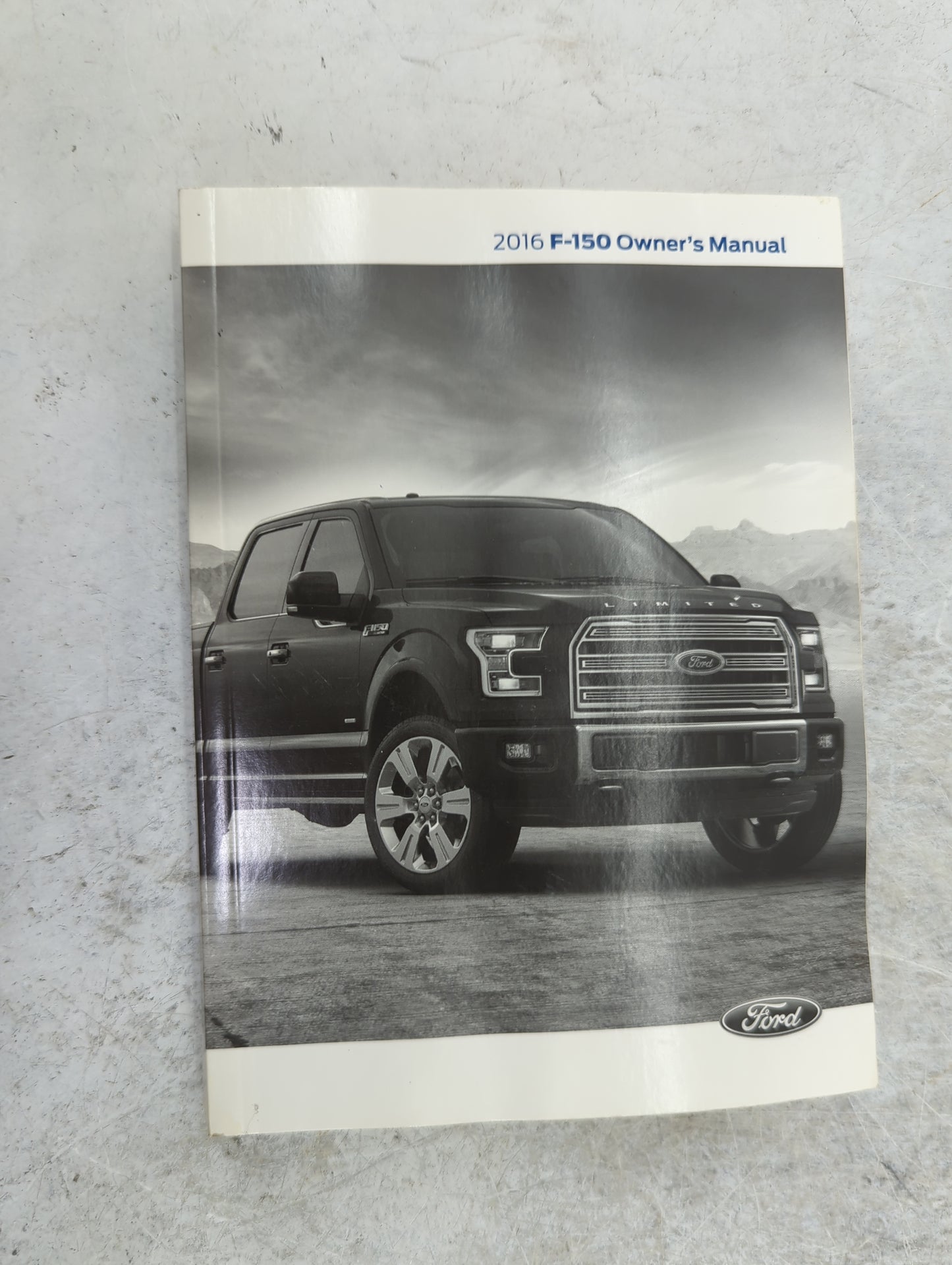 2016 Ford F-150 Owners Manual Book Guide P/N:GL3J19A321AA GJ5J19A285DA OEM Used Auto Parts - Oemusedautoparts1.com