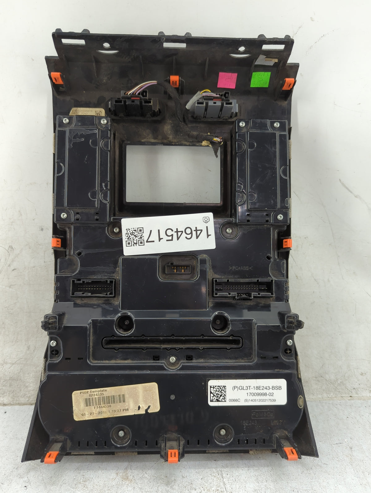 2016-2016 Ford F-150 Radio Control Panel 1464517 - Oemusedautoparts1.com