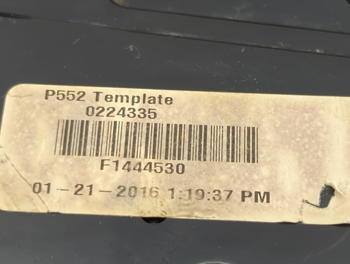 2016-2016 Ford F-150 Radio Control Panel 1464517 - Oemusedautoparts1.com