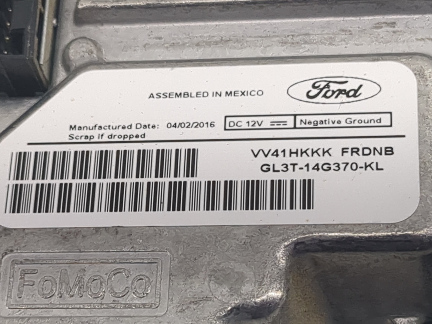 2016-2016 Ford F-150 Communication Control Module Gl3t-14g370-kl - Oemusedautoparts1.com