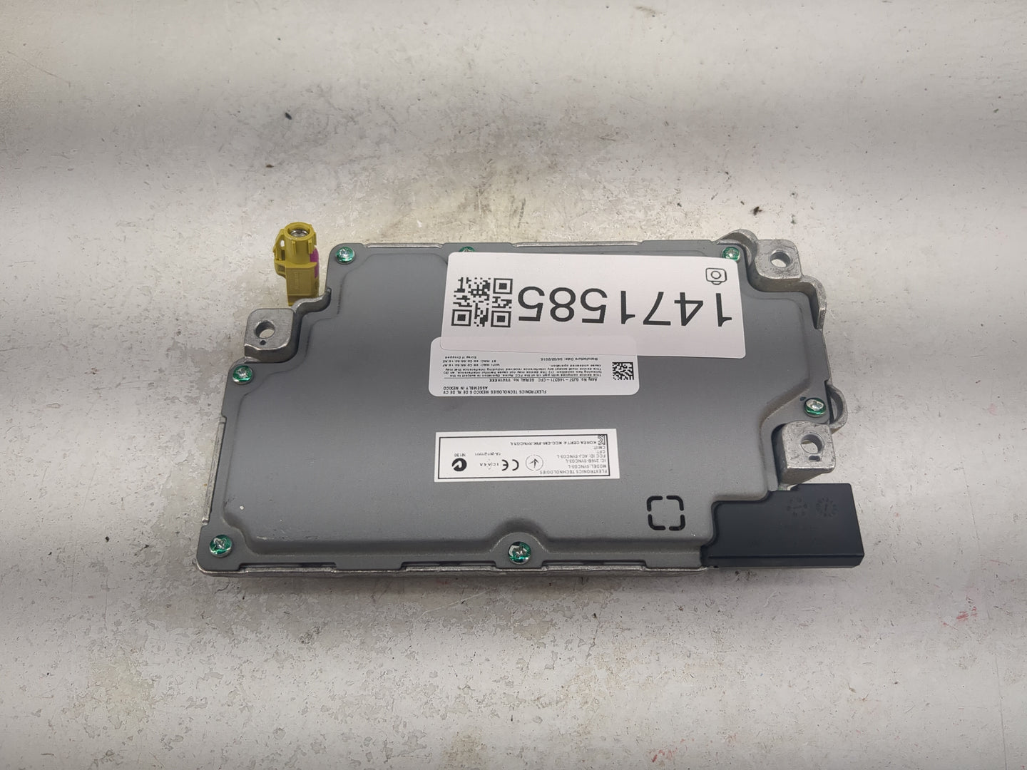 2016-2016 Ford F-150 Communication Control Module Gl3t-14g370-kl - Oemusedautoparts1.com