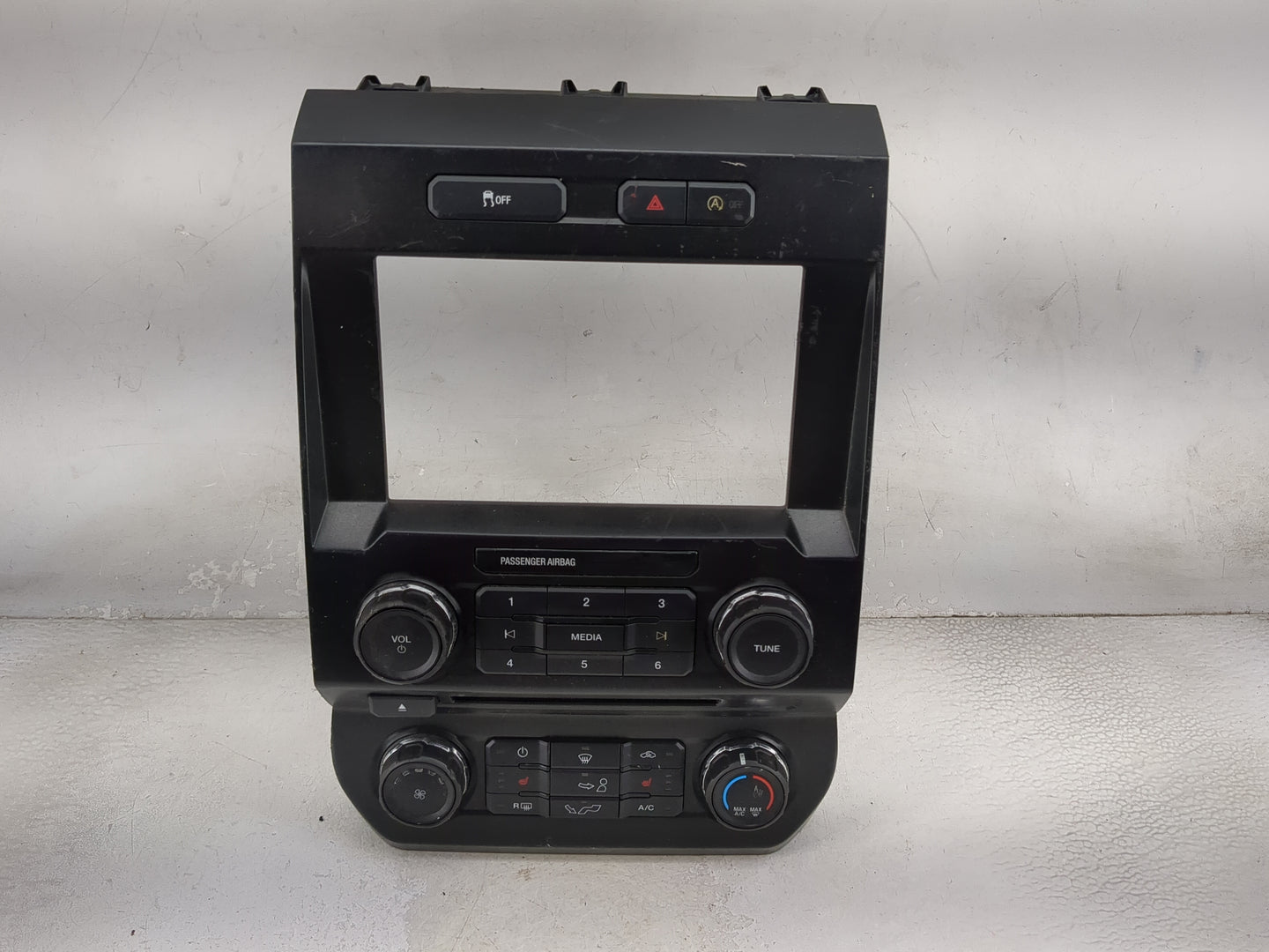 2016-2016 Ford F-150 Radio Control Panel Black - Oemusedautoparts1.com