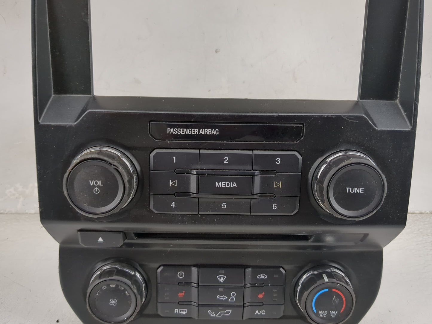 2016-2016 Ford F-150 Radio Control Panel Black - Oemusedautoparts1.com