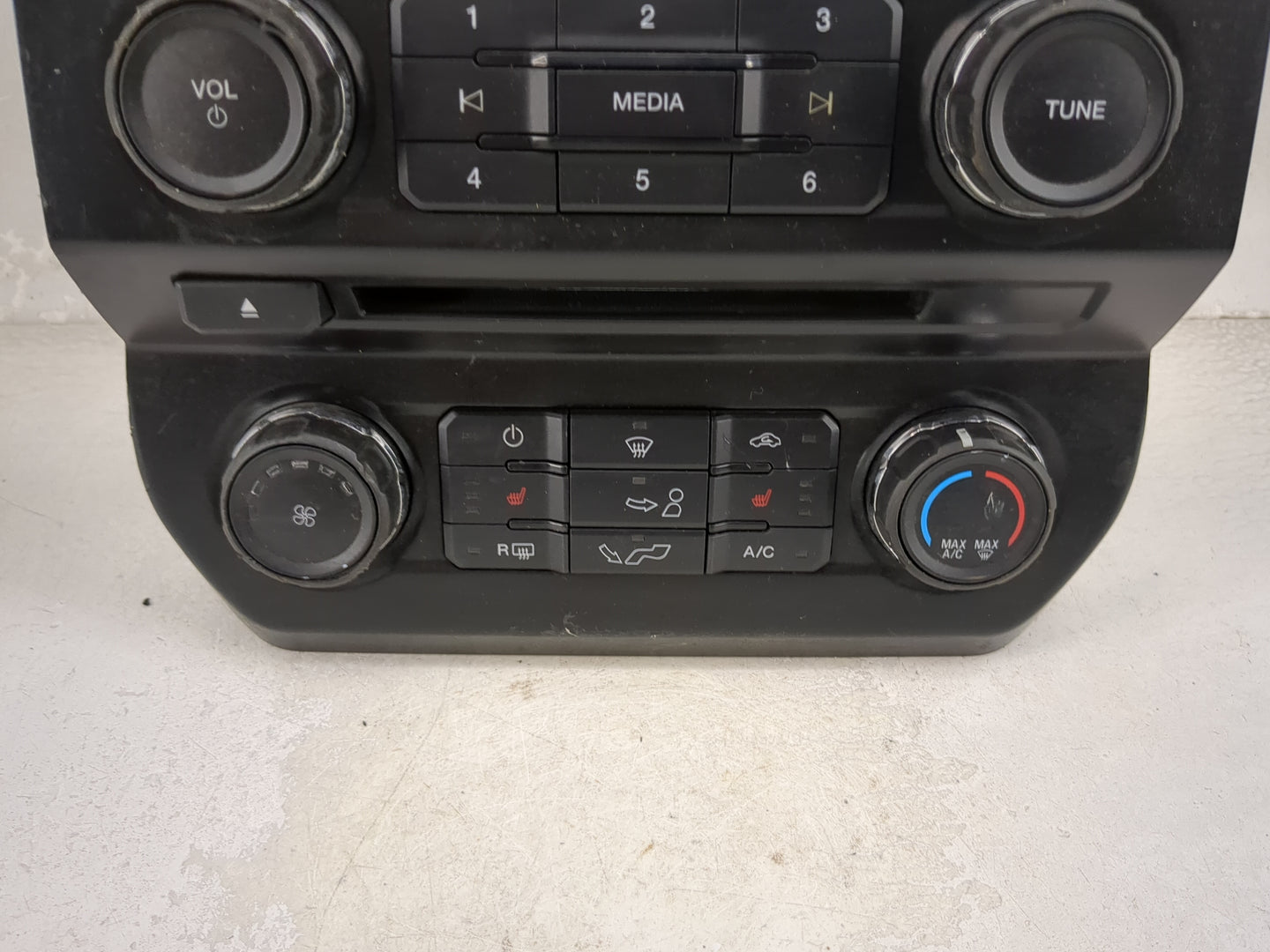 2016-2016 Ford F-150 Radio Control Panel Black - Oemusedautoparts1.com