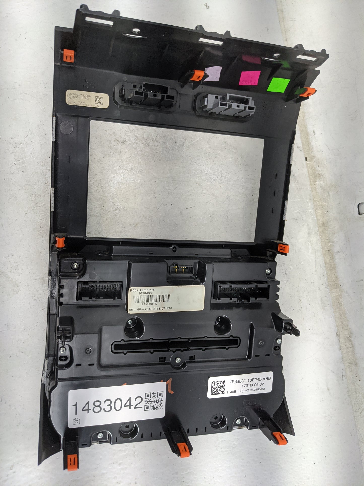 2016-2016 Ford F-150 Radio Control Panel 1483042 - Oemusedautoparts1.com