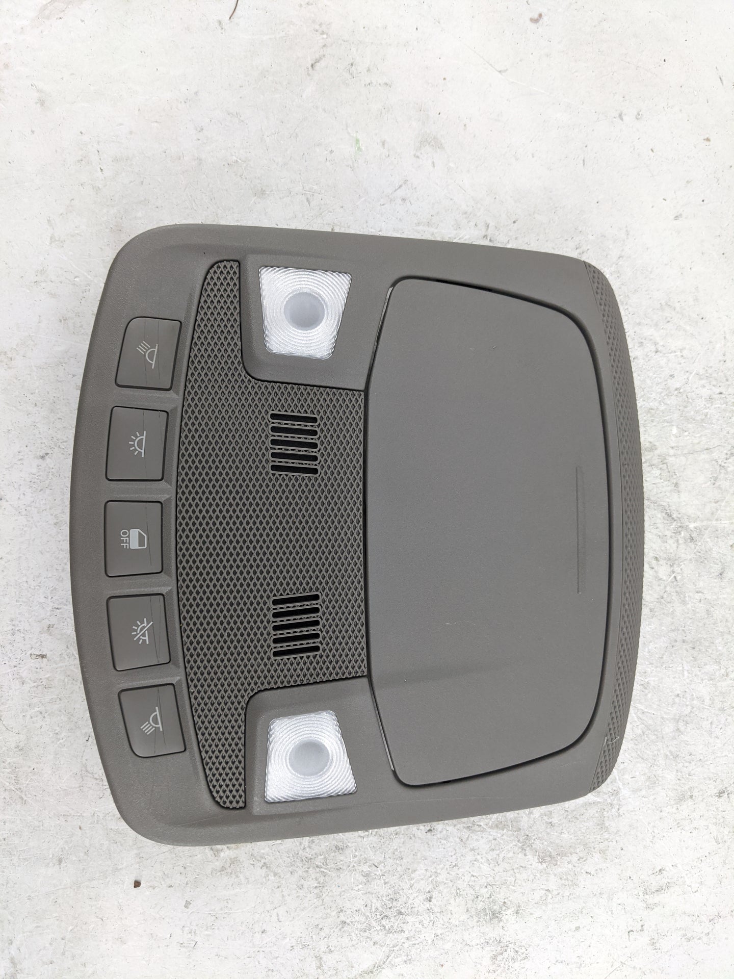 2016 Ford F-150 Overhead Roof Console Interior Dome Light Gray - Oemusedautoparts1.com