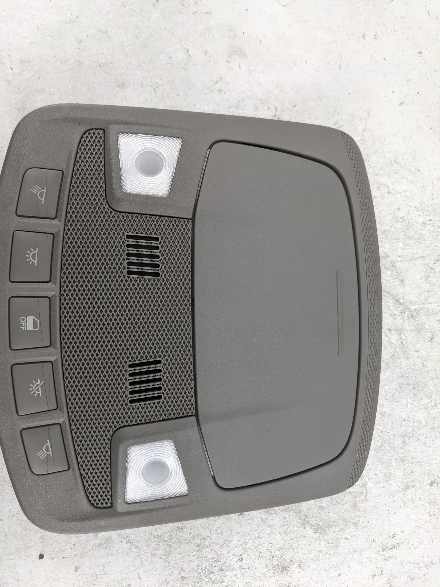 2016 Ford F-150 Overhead Roof Console Interior Dome Light Gray - Oemusedautoparts1.com