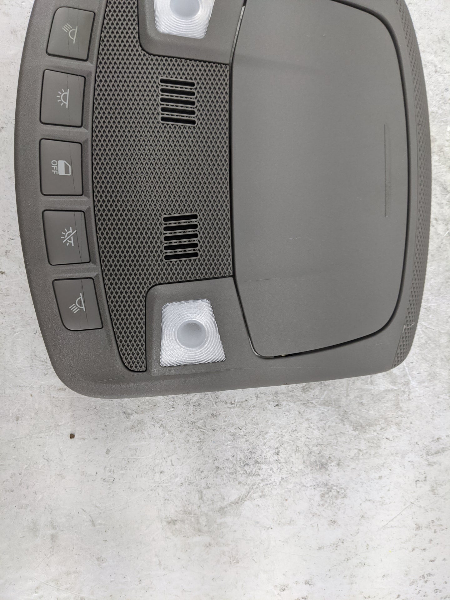 2016 Ford F-150 Overhead Roof Console Interior Dome Light Gray - Oemusedautoparts1.com
