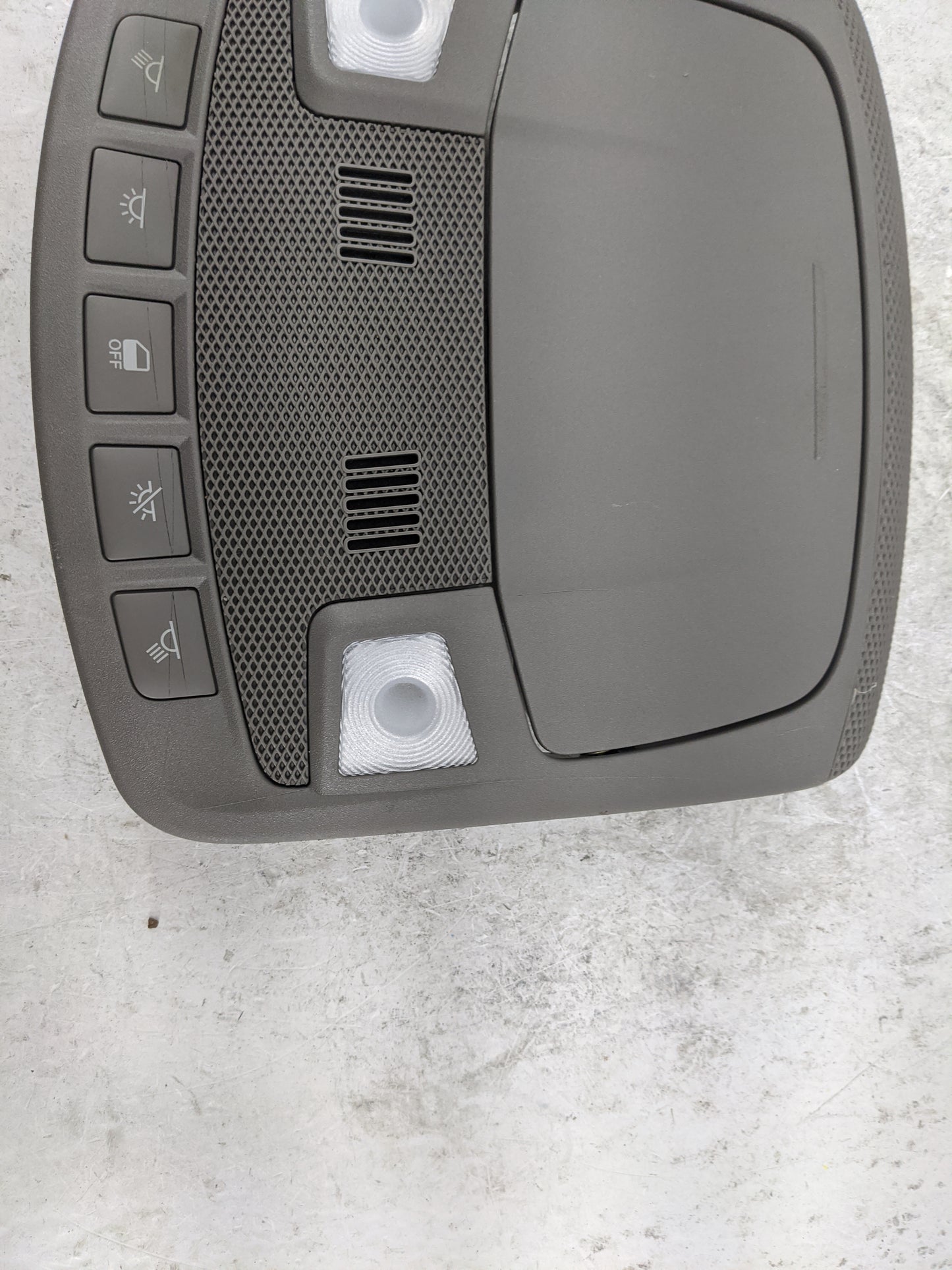 2016 Ford F-150 Overhead Roof Console Interior Dome Light Gray - Oemusedautoparts1.com