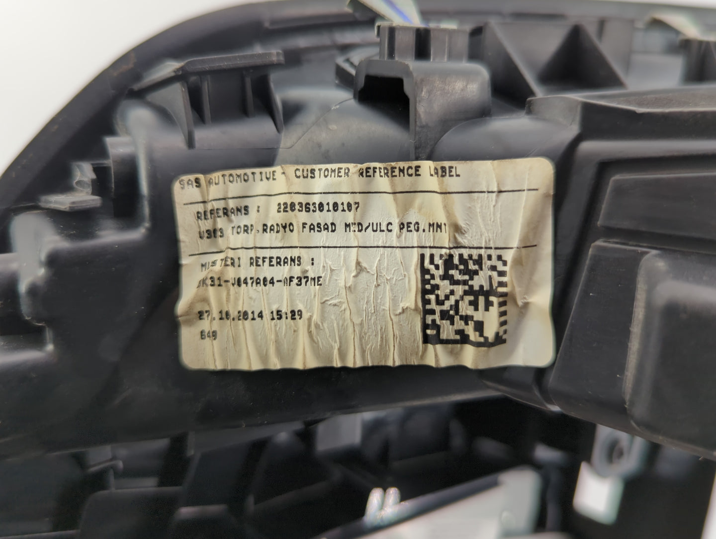 2016 Ford F-150 Radio AM FM Cd Player Receiver Replacement Fits OEM Used Auto Parts - Oemusedautoparts1.com