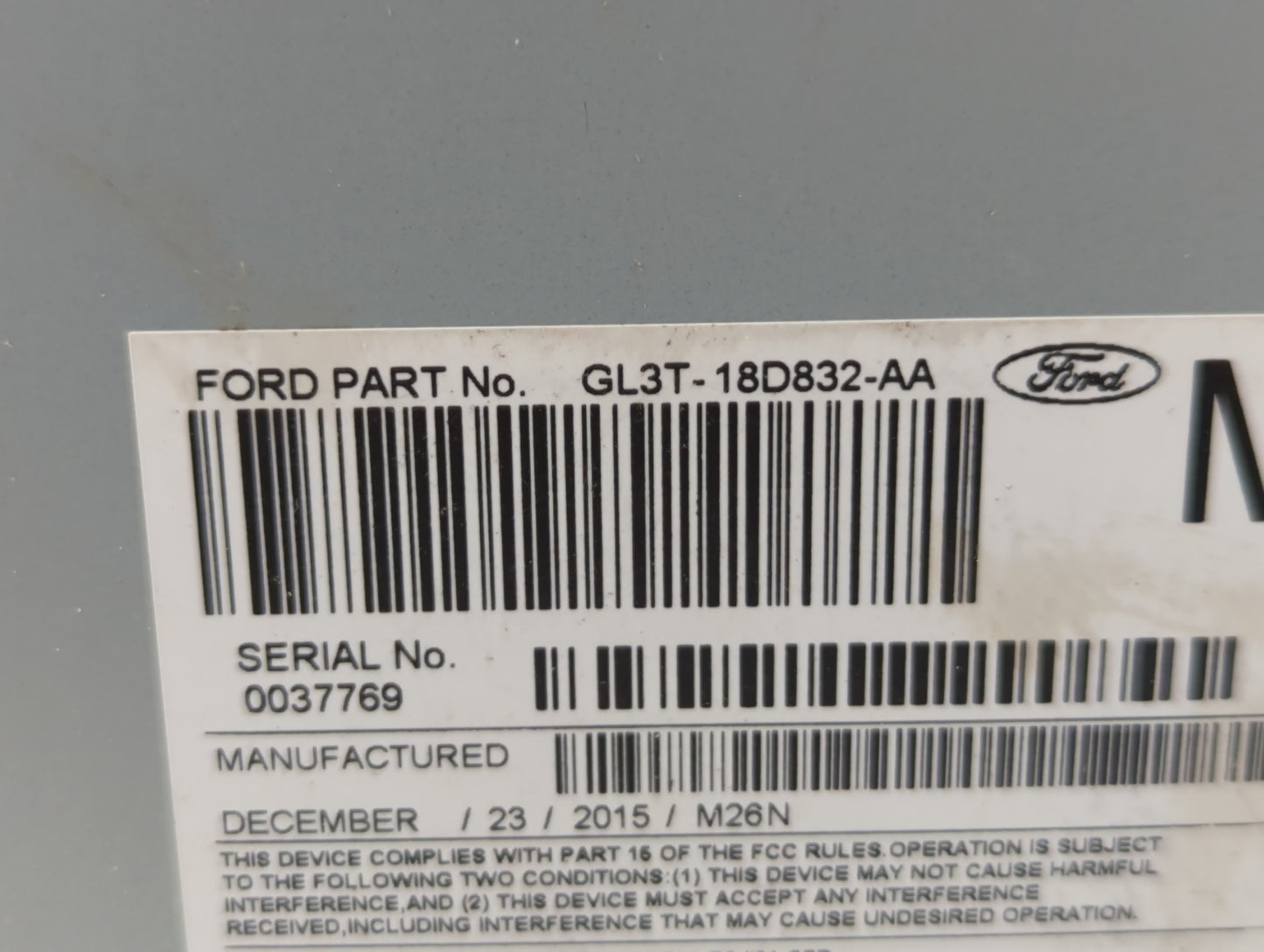 2016-2017 Ford F-150 Am Fm Cd Player Radio Receiver - Oemusedautoparts1.com