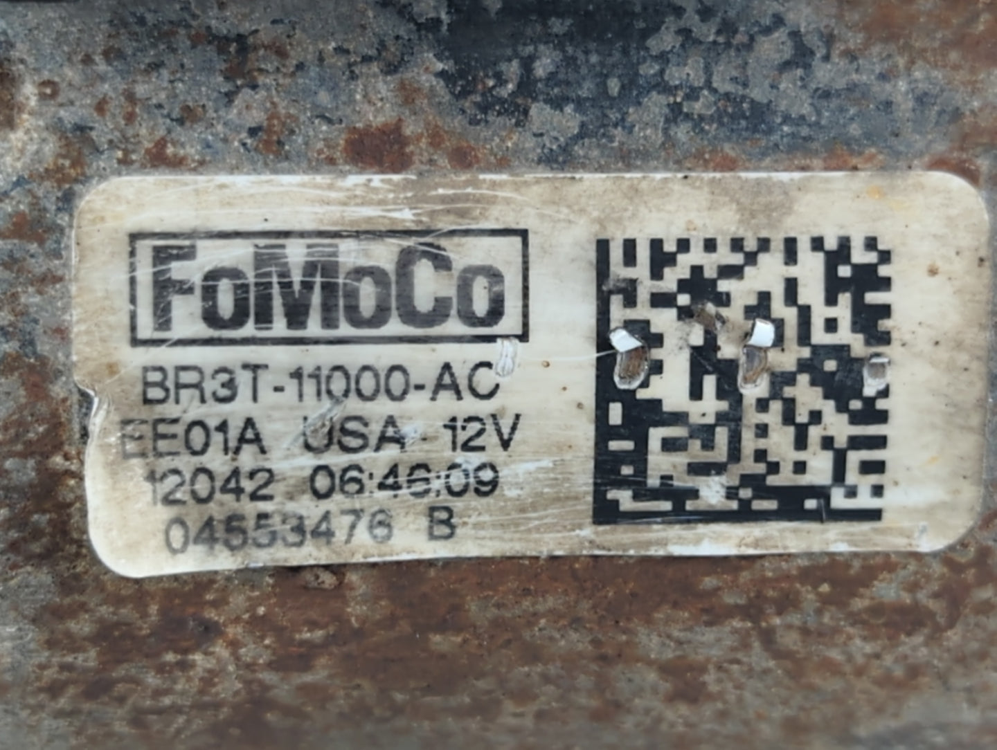 2015-2017 Ford F-150 Car Starter Motor Solenoid OEM P/N:BR3T-11000-AC Fits Fits 2015 2016 2017 2018 2019 2020 OEM Used Auto 