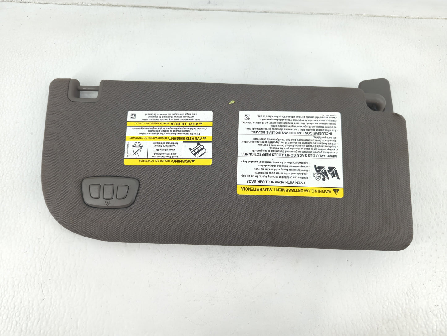 2015-2017 Ford F-150 Sun Visor Shade Replacement Driver Left Mirror Fits Fits 2015 2016 2017 OEM Used Auto Parts - Oemusedau