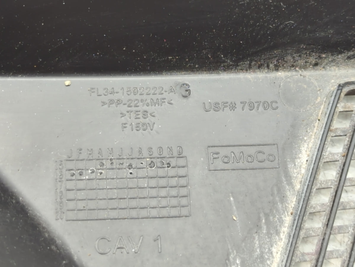2016 Ford F-150 Front Right Windshield Top Cowl Vent Grille 779643 - Oemusedautoparts1.com