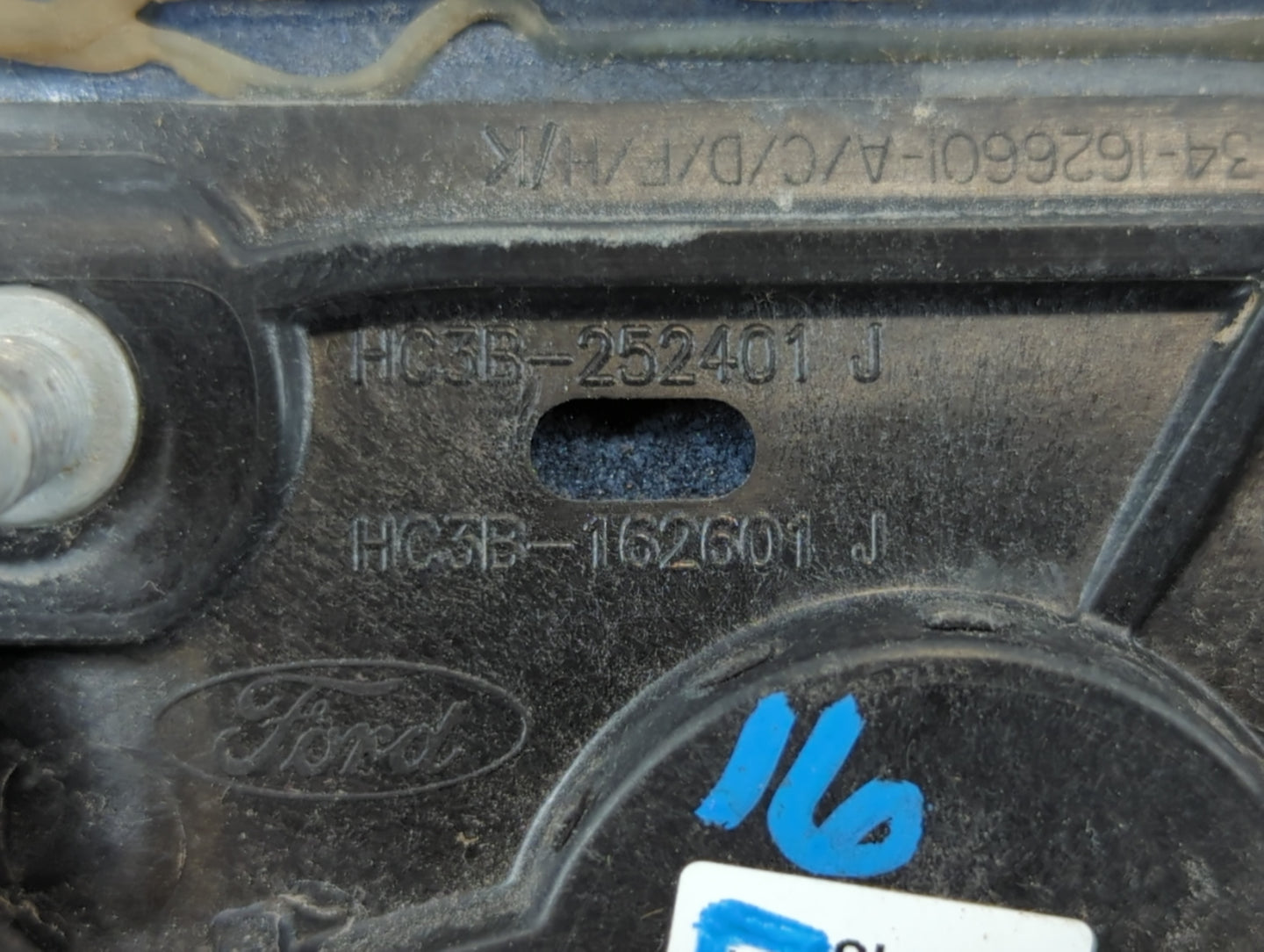 2015-2020 Ford F-150 Driver Rear Left Door Handle Exterior Assembly 929925 - Oemusedautoparts1.com