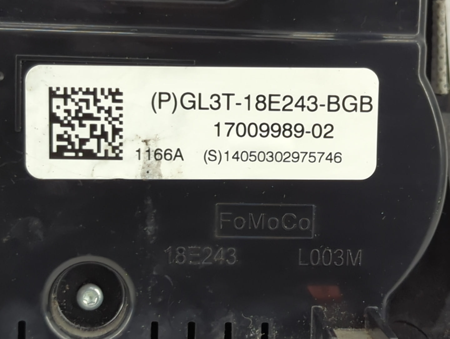 2016 Ford F150 Radio Control Panel - Oemusedautoparts1.com