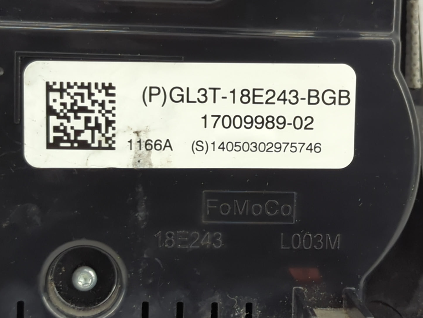 2016 Ford F150 Radio Control Panel - Oemusedautoparts1.com