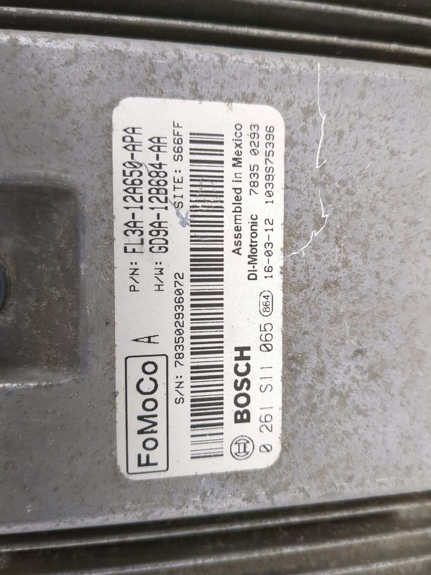 2016 Ford F150 PCM Engine Control Computer ECU ECM PCU OEM P/N:FL3A-12A650-APA GD9A-12B684-AA Fits Fits 2015 2017 2018 2019 